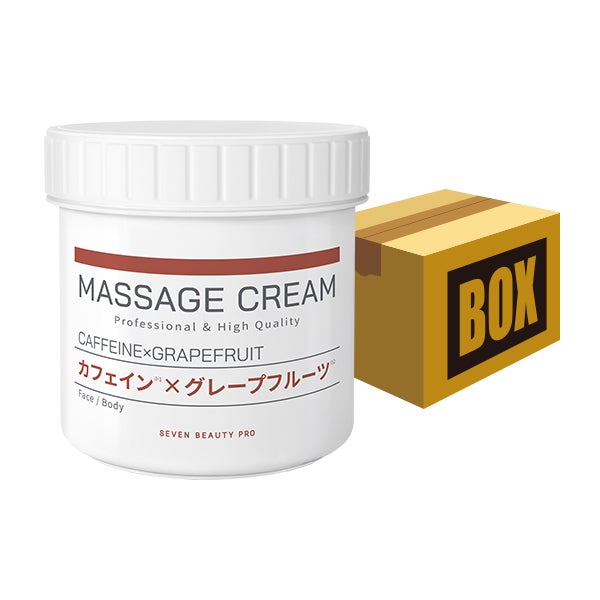 [SEVEN BEAUTY PRO] マッサージクリーム カフェイン×グレープフルーツ 450g （36個入り)
