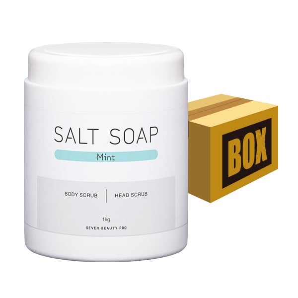 [SEVEN BEAUTY PRO] ソルトソープ ミント 1kg (12個入り)